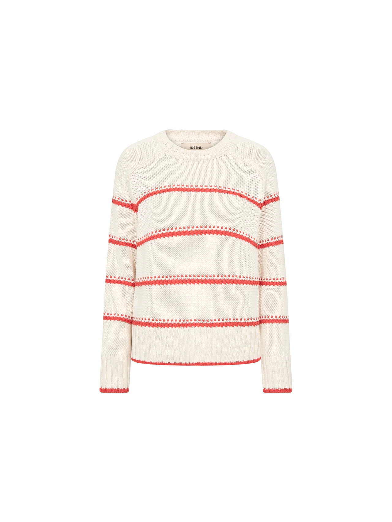 Mos Mosh Rola Bine Stripe crew neck knit Spicy