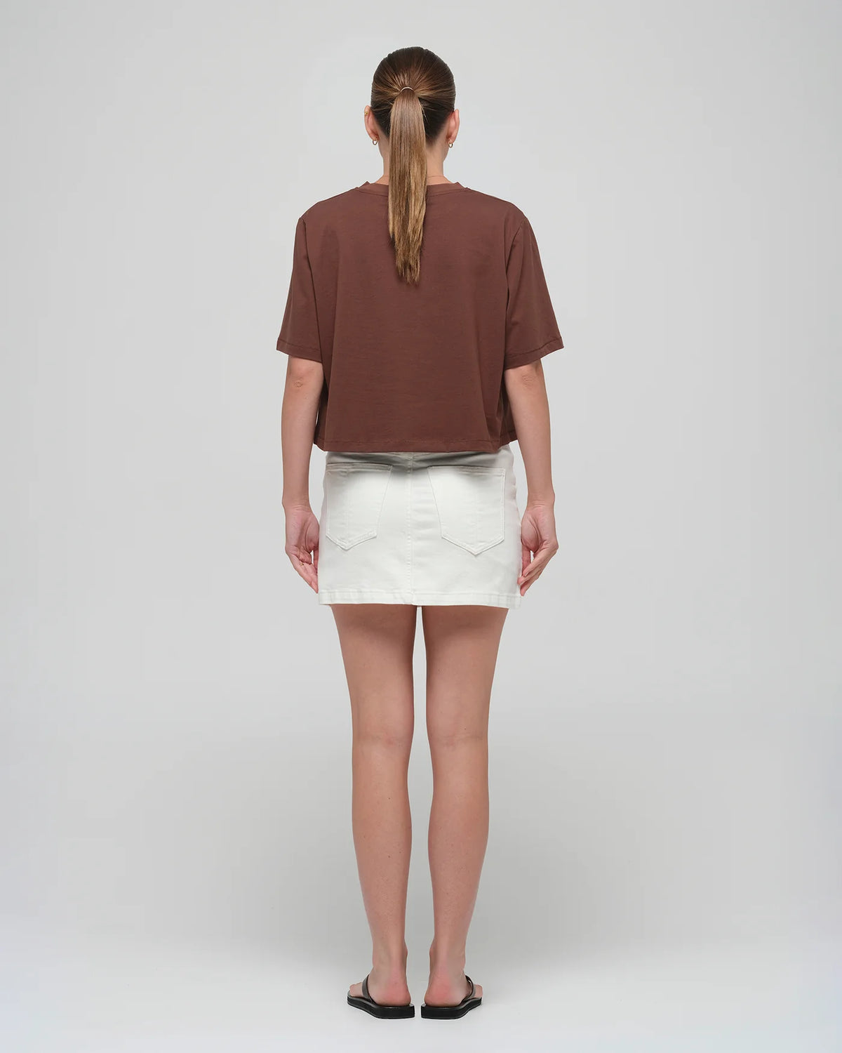 Jacandmooki Kaia T Shirt Chocolate