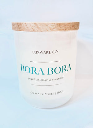 Luxeware Co Large Candle Bora Bora