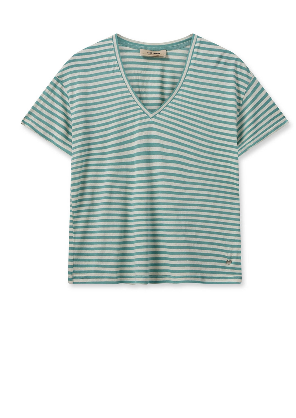 Mos Mosh - Jill V Neck Stripe Tee