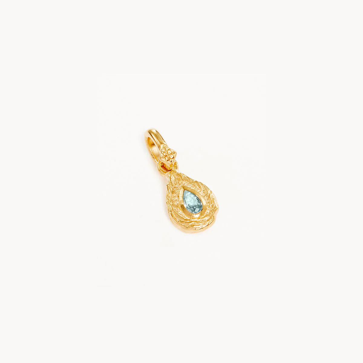 By Charlotte - With Love Birthstone Pendant - March (Soft Blue)
