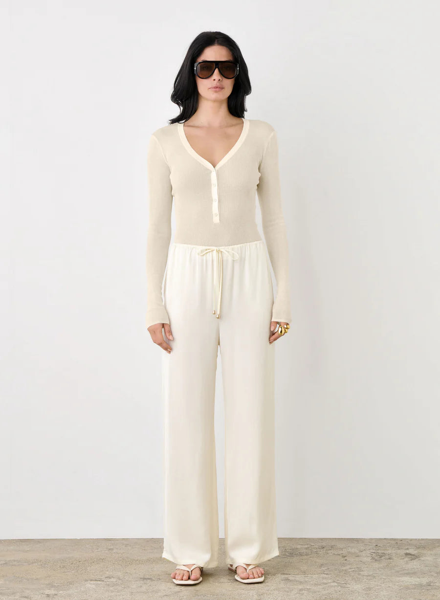 Esmaee - Sidewalk Knit Top Ivory