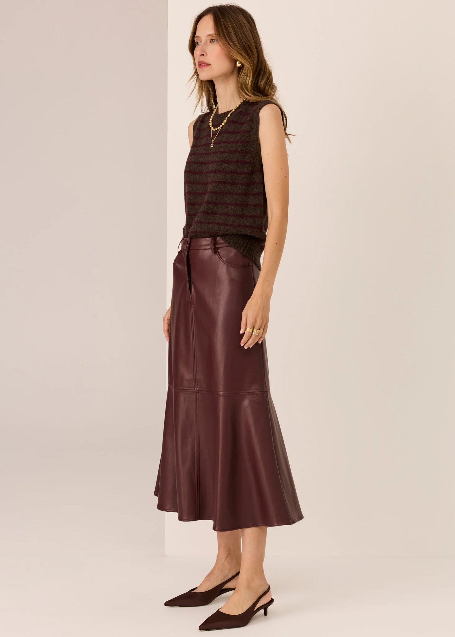 POL - Hugo Skirt - Merlot