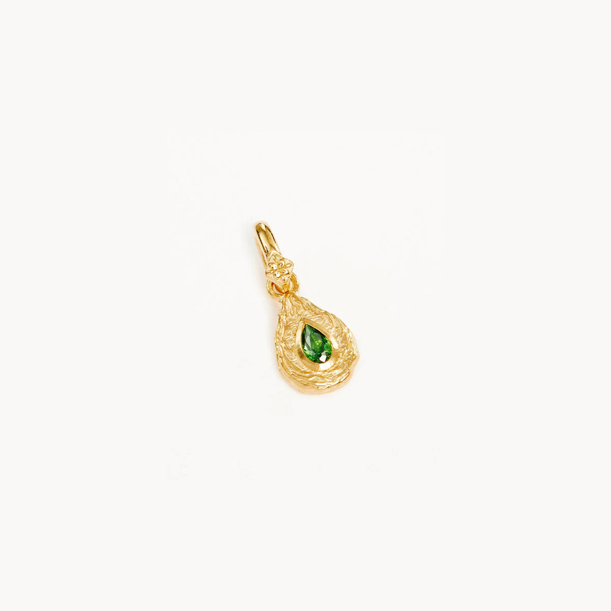 By Charlotte - With Love Birthstone Pendant - May (Dark Green)