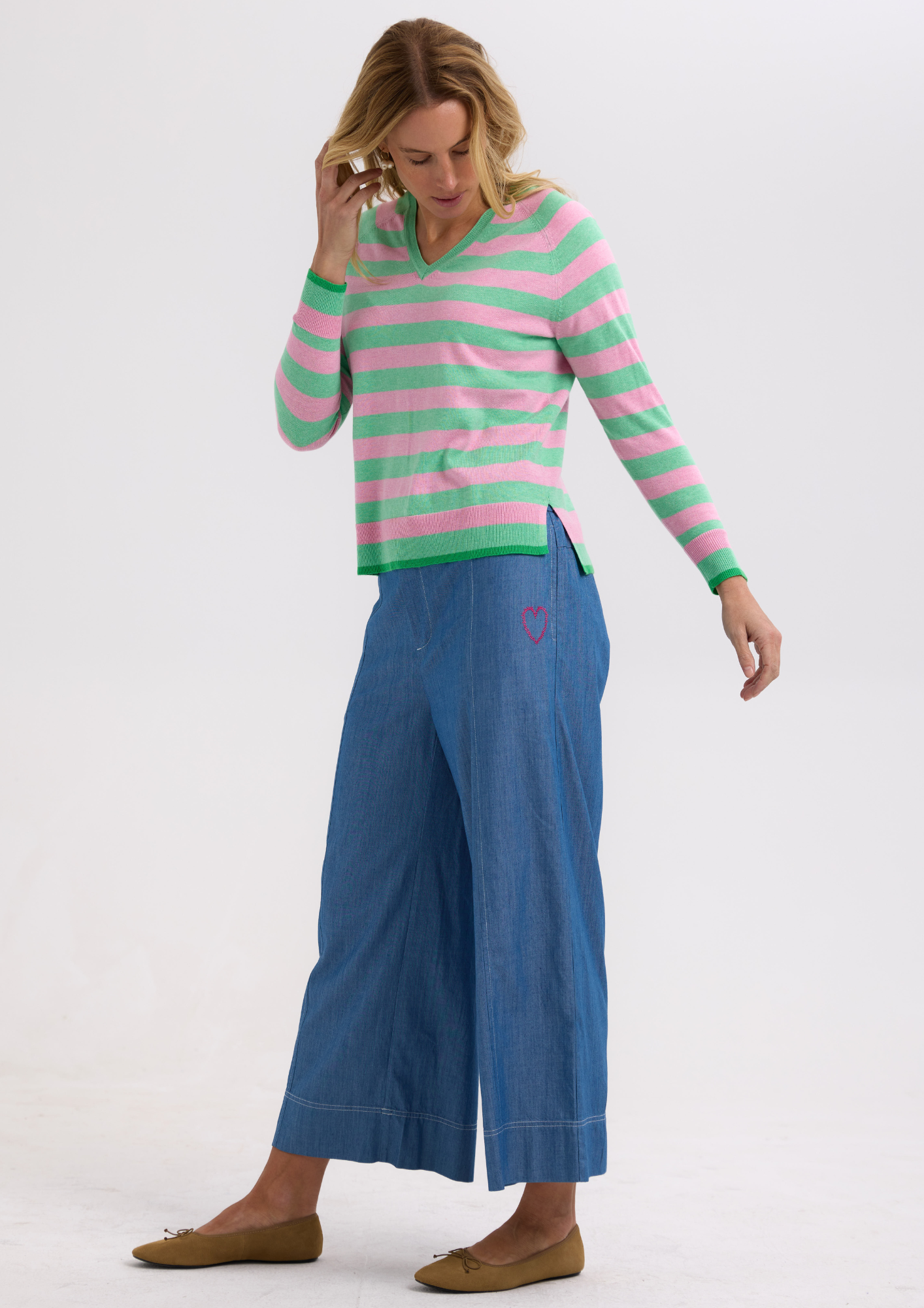 ZP7701 Spearmint Jumper Knit Top