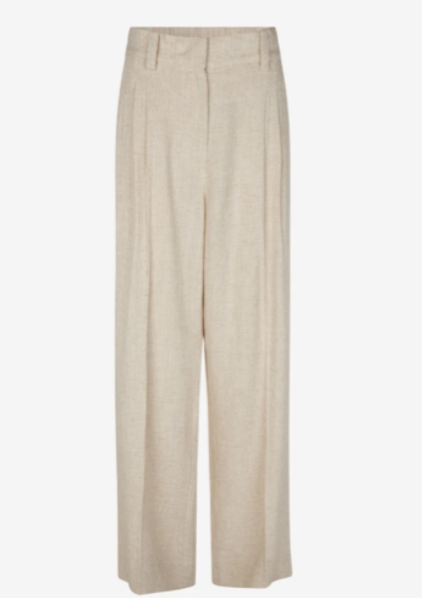 Second Female - Linoraw Linen Pant Vintage Khaki