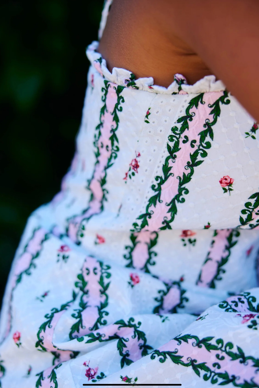 Aston Studio - Molly Dress - Antique Rose Stripe