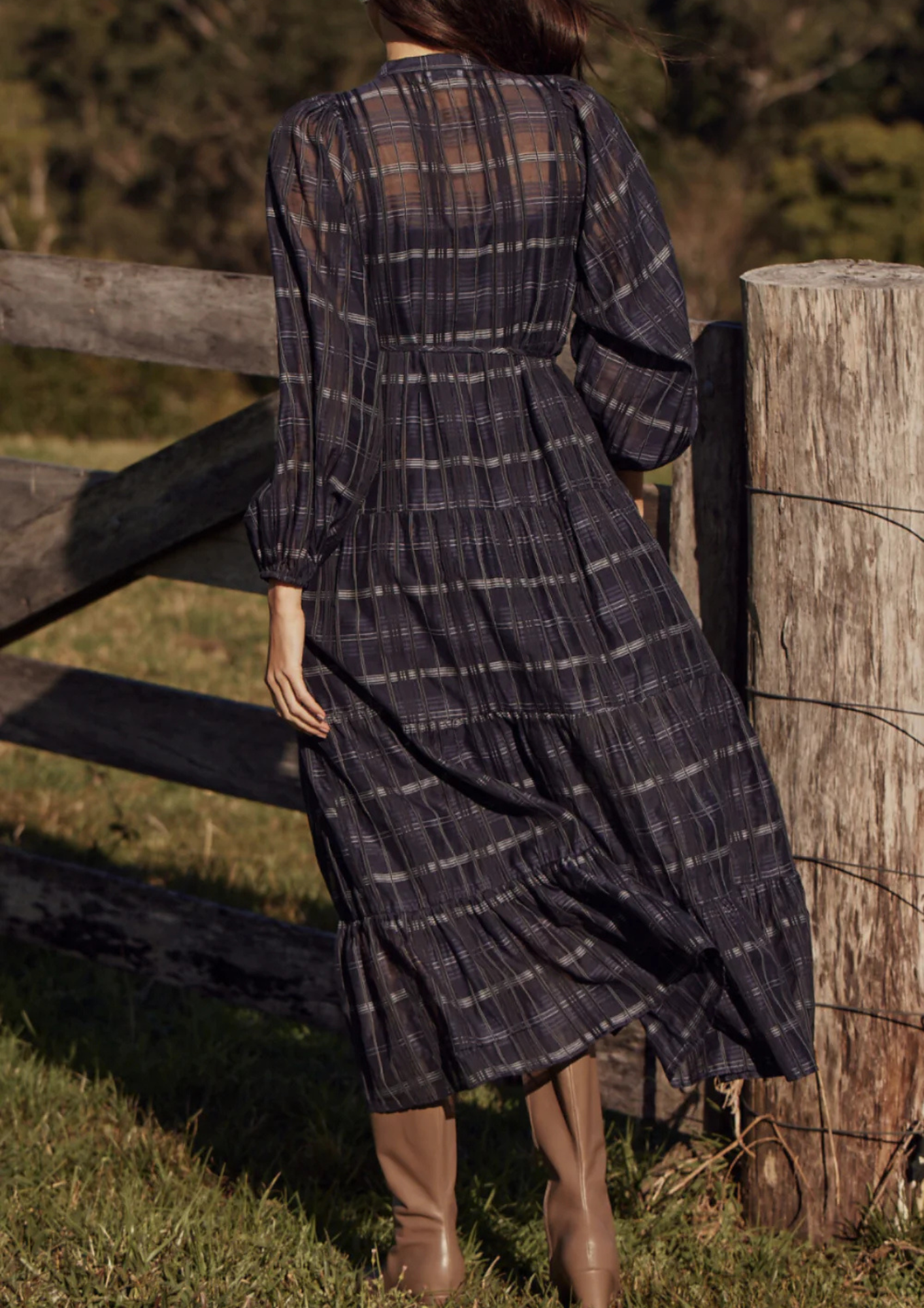 Zoe Kratzmann Zeal Dress - Ink Black Check