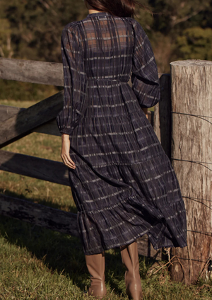 Zoe Kratzmann Zeal Dress - Ink Black Check