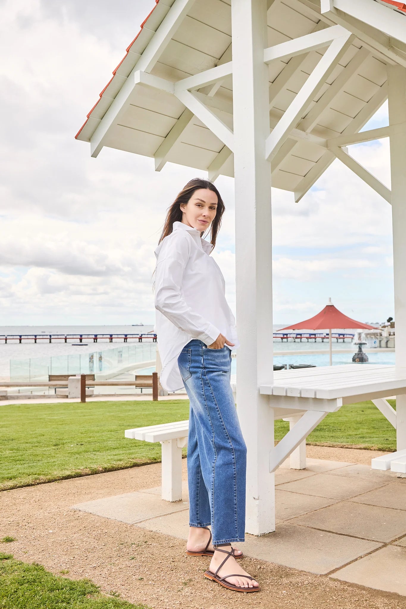 Saint Rose - Barrel Jean Denim Blue