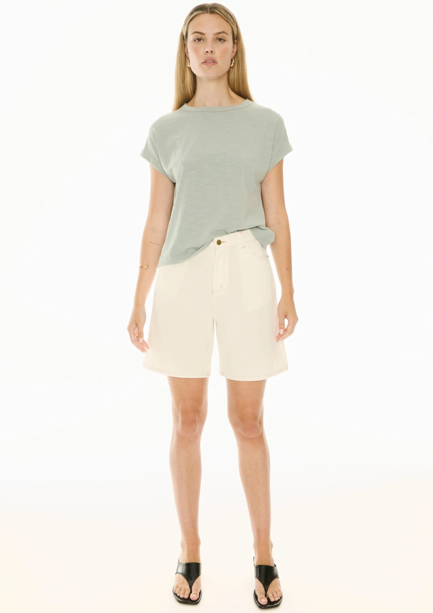 POL Clothing Mast Tee - Mist