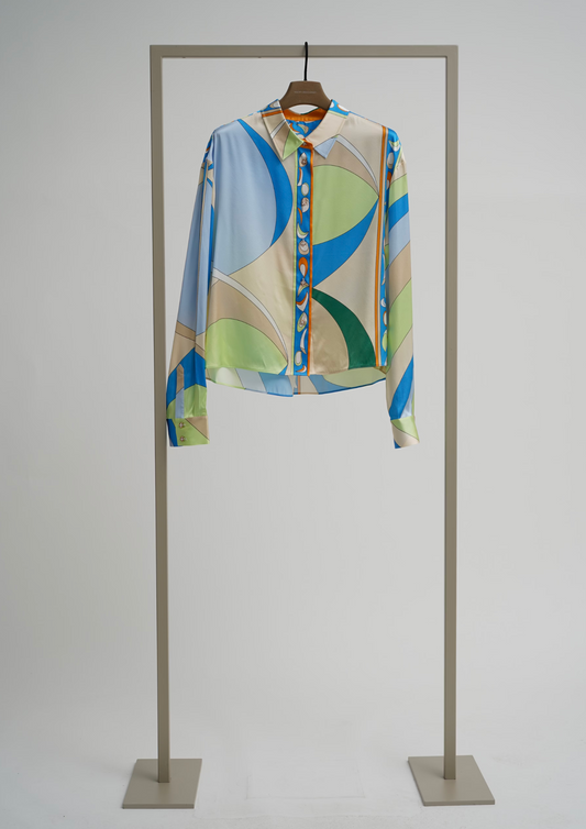 Herzens Blues multi Blouse 6152