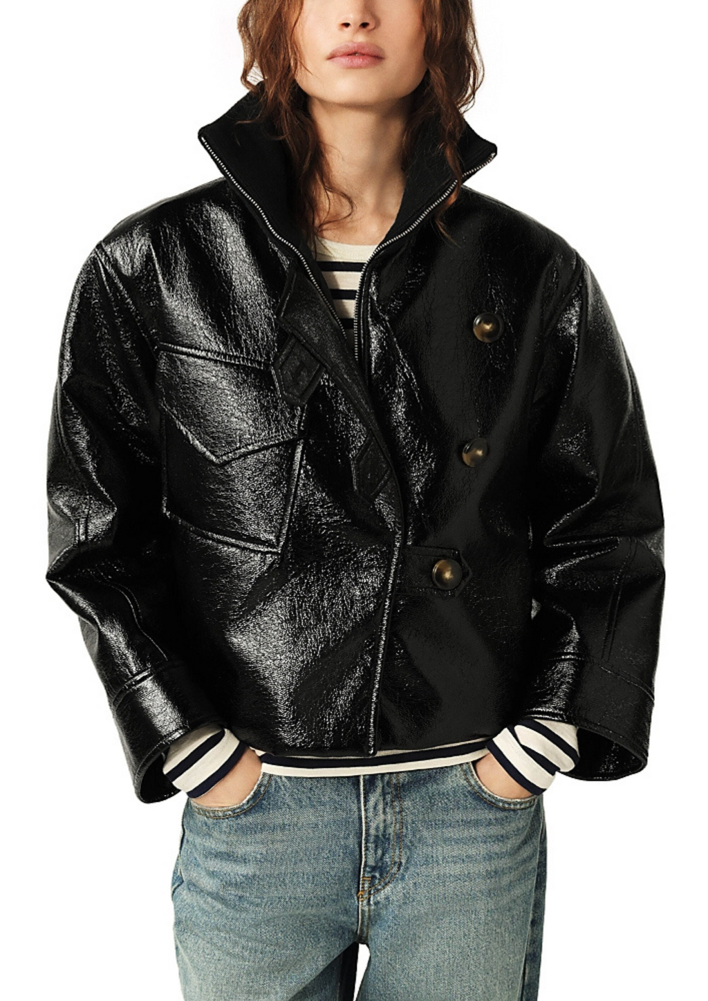 Ba-sh Jacket Morina Noir