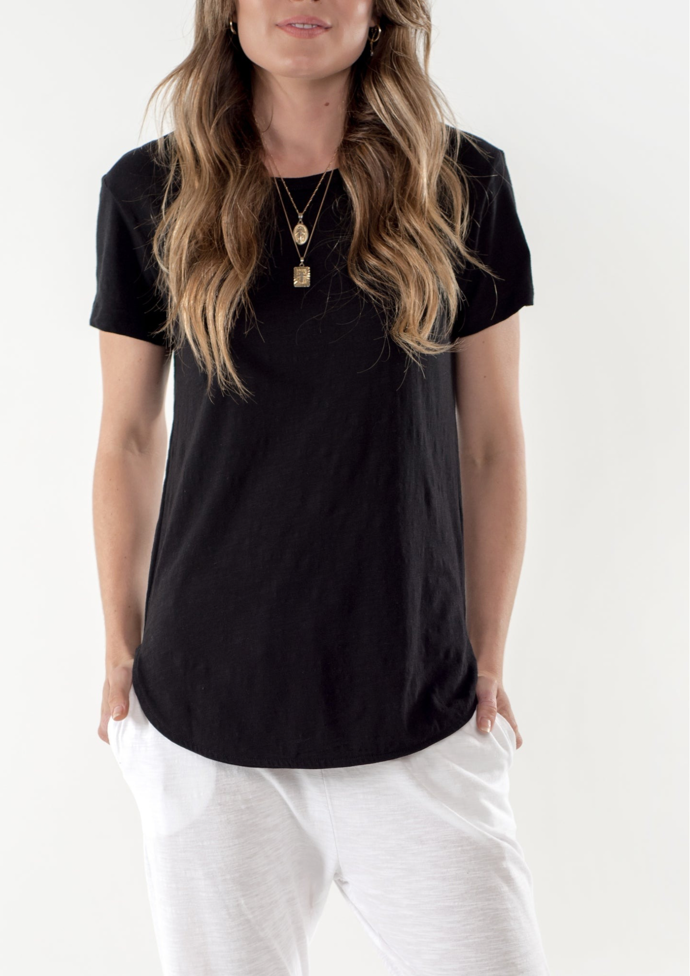 Cle' Charlotte Tee Black