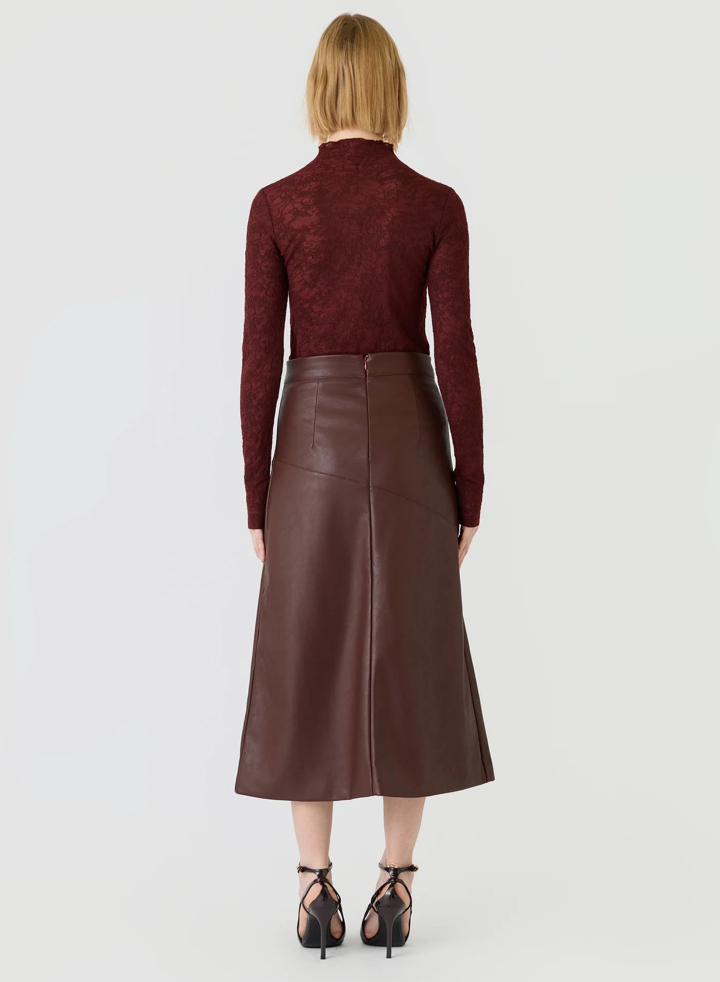 Esmaee Fallow Lace Top - Mulberry
