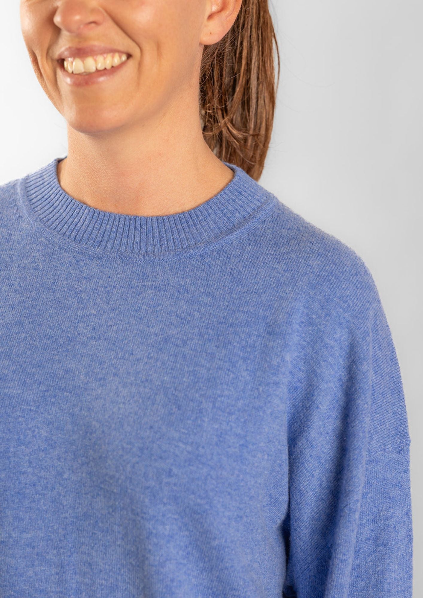 Bow & Arrow - Crew Neck Jumper Blue