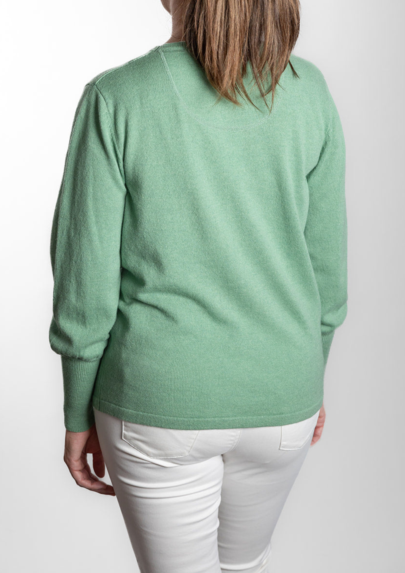 Bow & Arrow -  Bell Sleeve Crew Mint Green