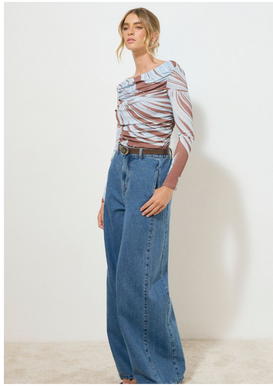 MON RENN Heirloom Floral Top