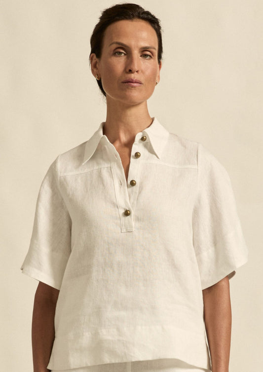 Zoe Kratzmann Insinuate Top - Porcelain