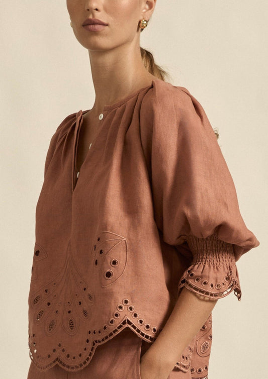 Zoe Kratzmann Dawn Top - Maple