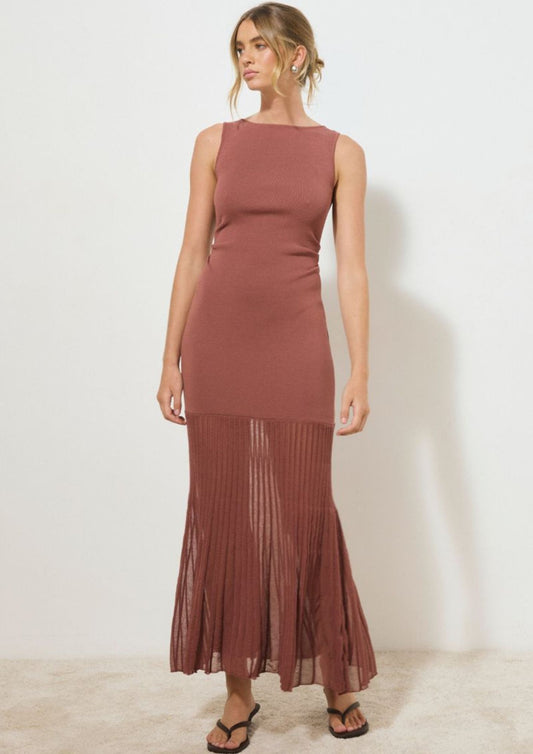 MON RENN Reflection Knit Dress