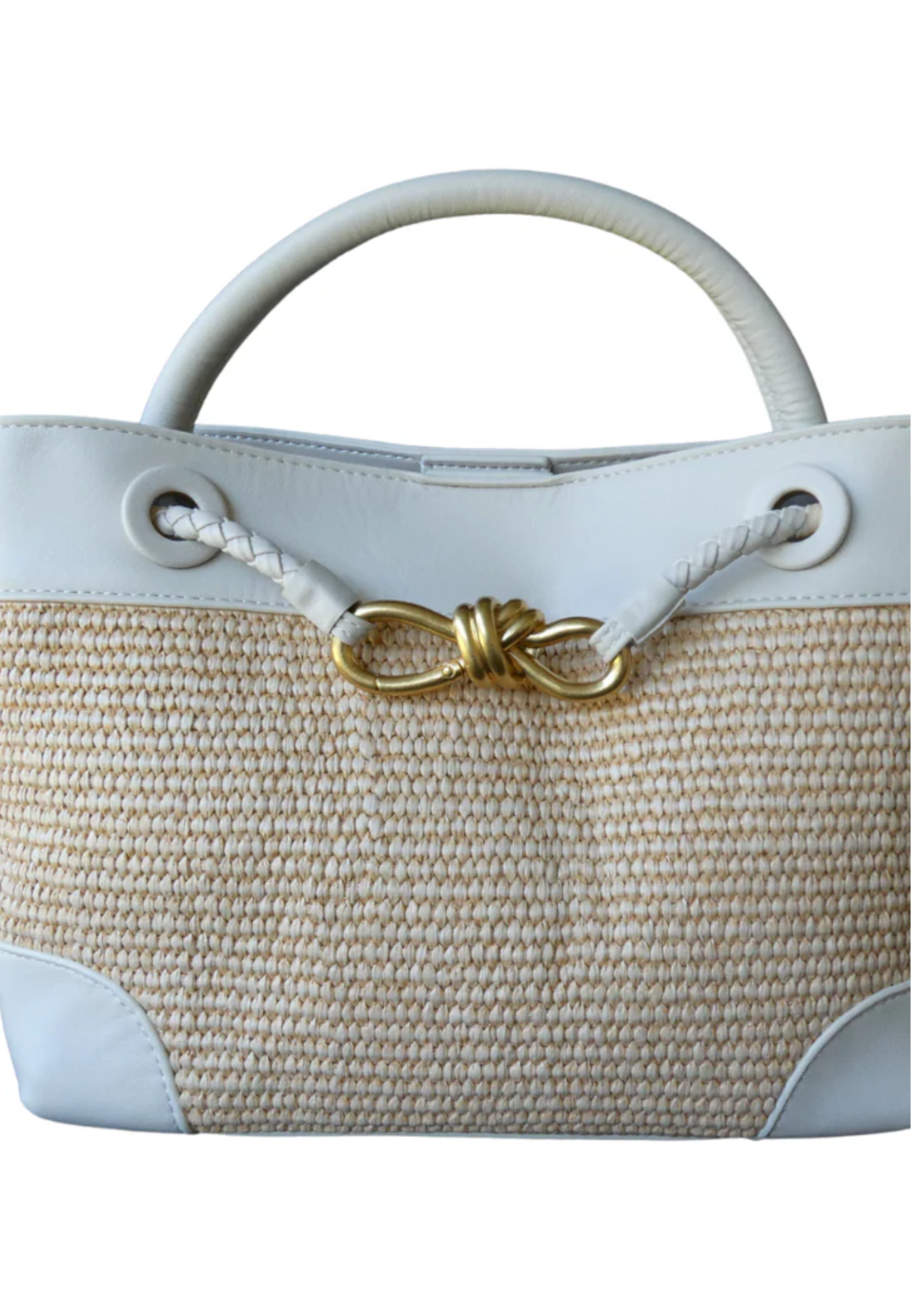 L’ORA D’ORO PORTIA Raffia Straw Bag