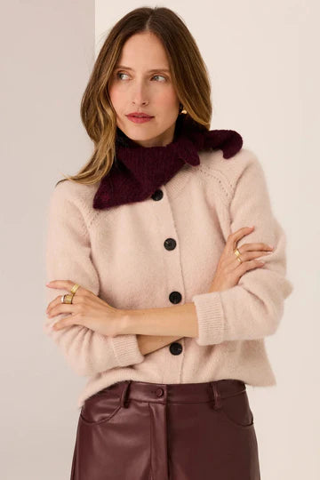 POL - Carmel Knit Scarf - Merlot
