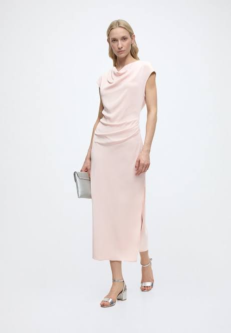Modstrom Tallor Dress Peach