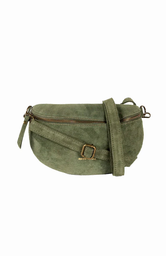 Maison Fanli - Khaki Suede Bumbag