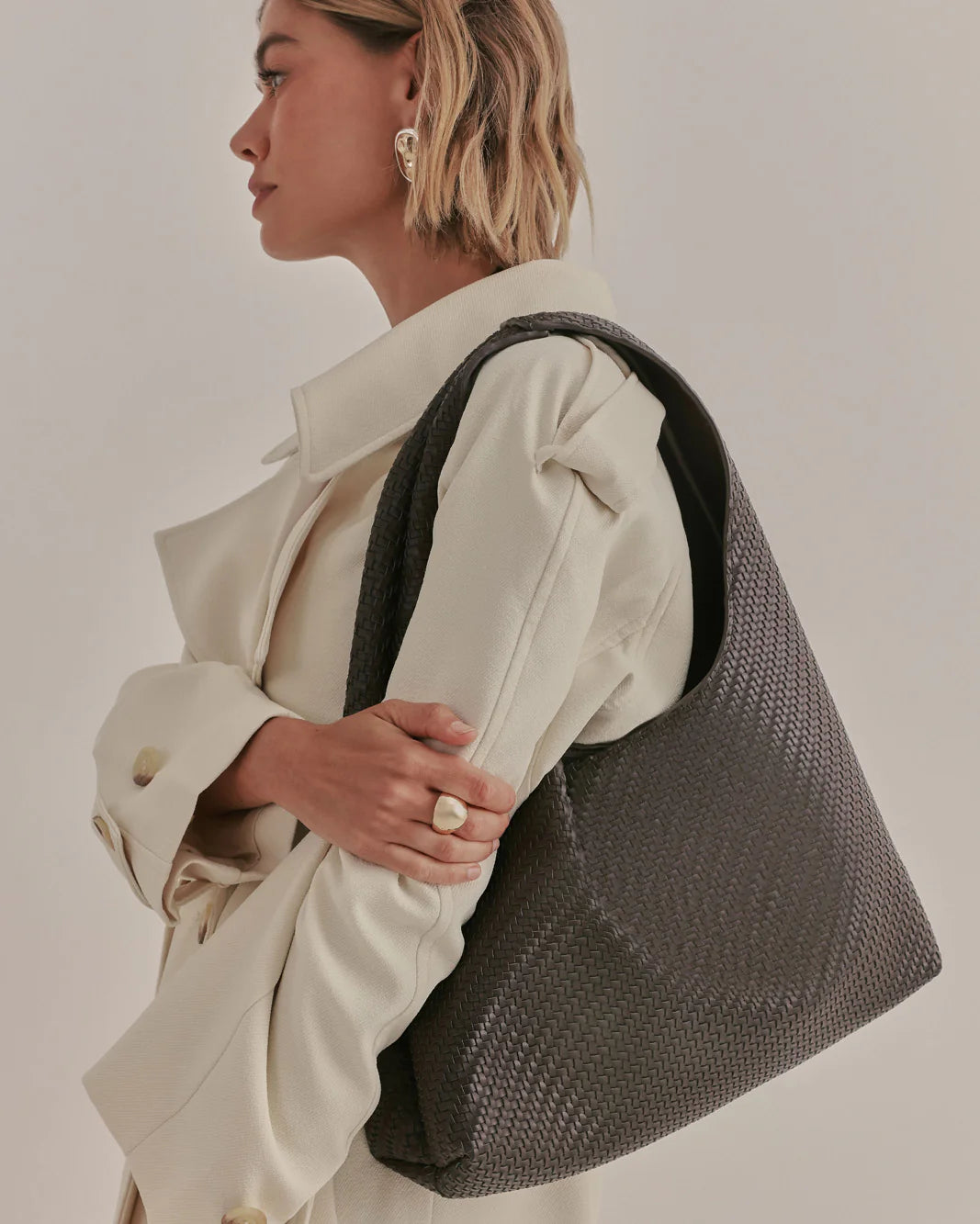 Billini Everly Shoulder Bag - Chocolate