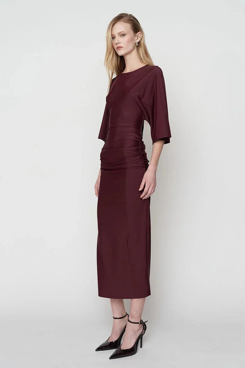 Suboo Ivy Cape Sleeve Maxi Mulberry