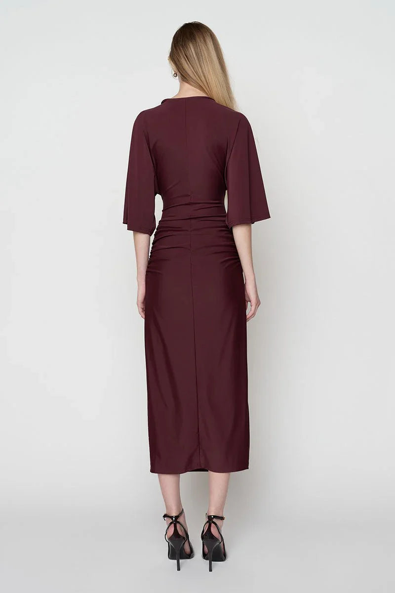 Suboo Ivy Cape Sleeve Maxi Mulberry