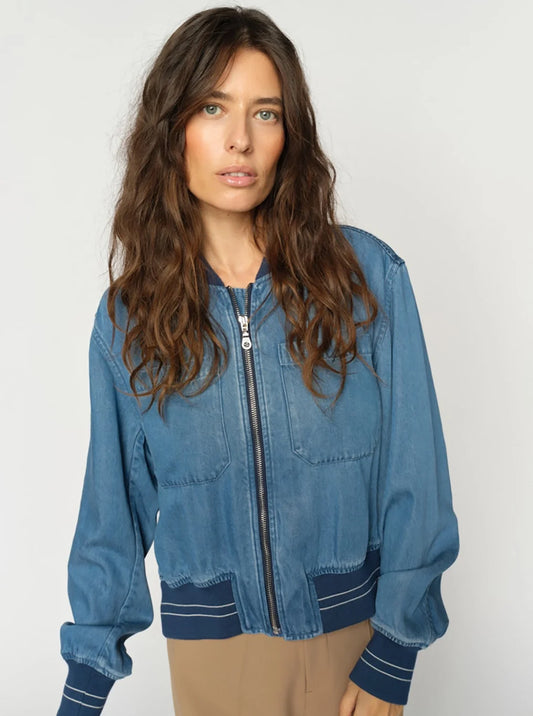 Mos Mosh Cate Onxy Jacket Denim