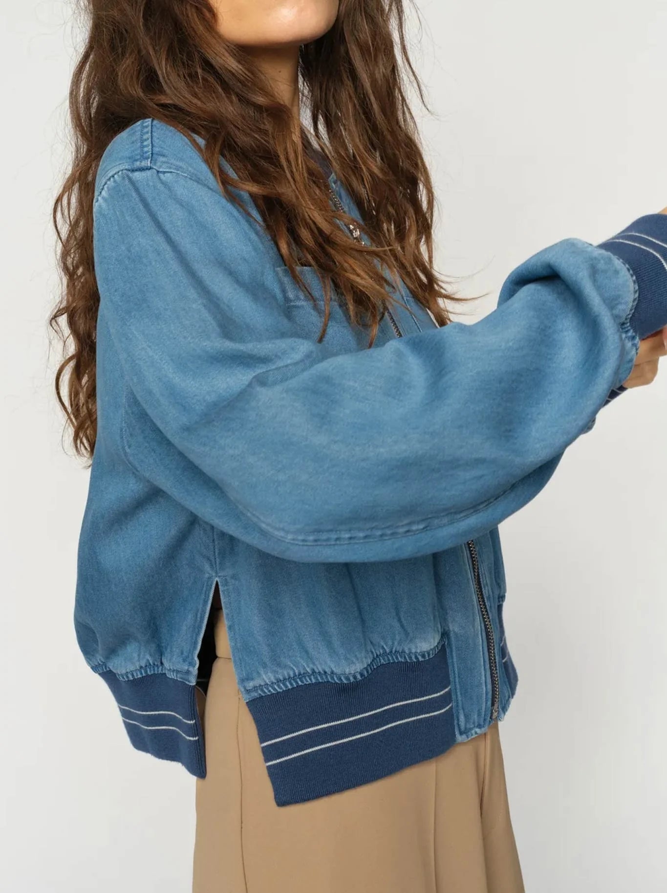 Mos Mosh Cate Onxy Jacket Denim