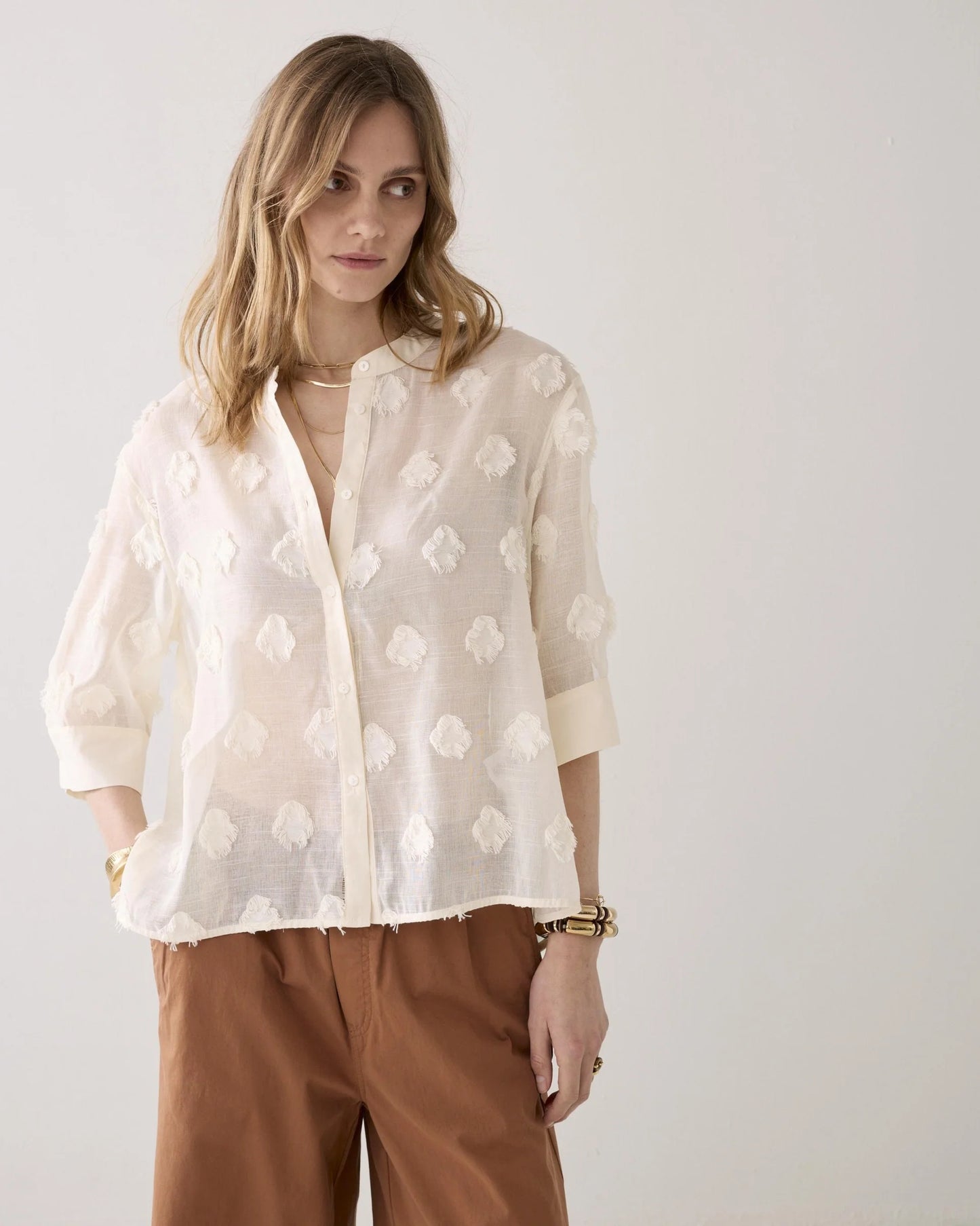 Summum Blouse 3D New Ivory
