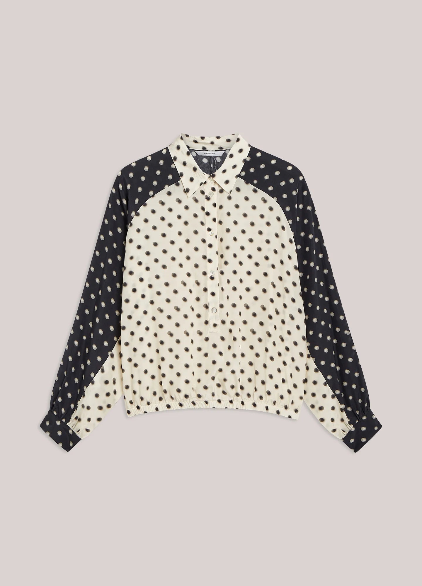 Summum Top Blury Dots Ivory