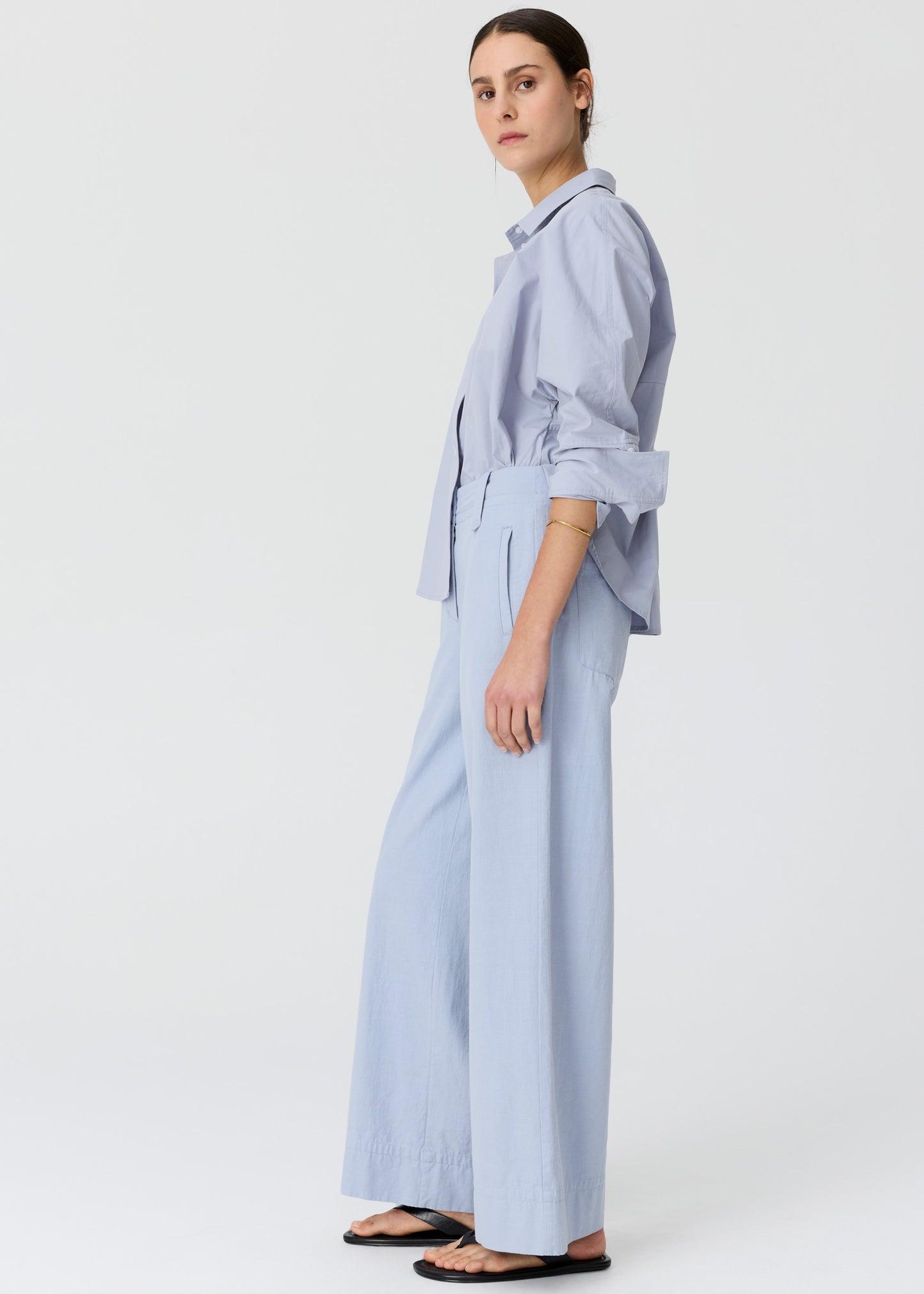 Pol Elina 2 Way Shirt blue