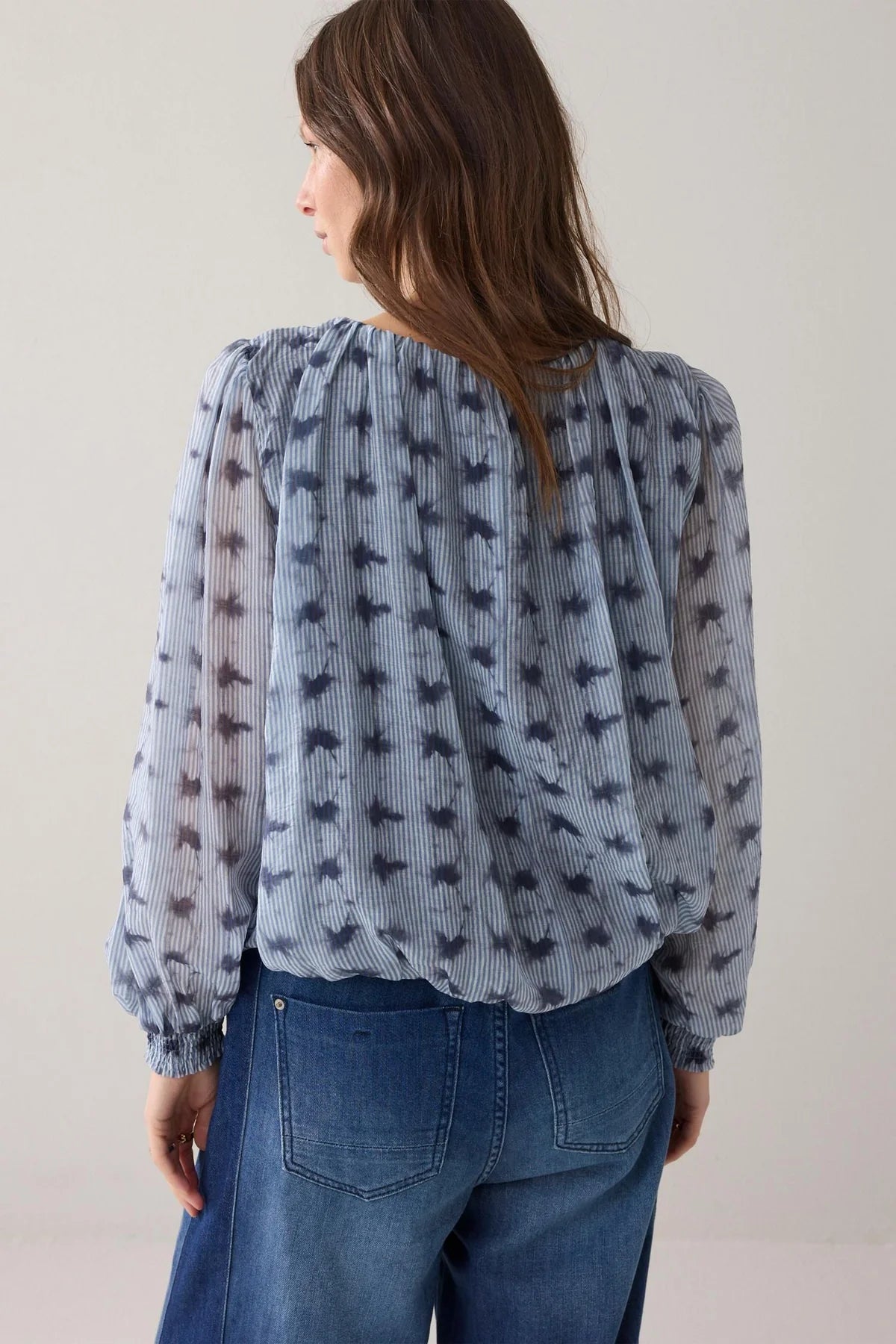 Summum Blouse Tie Dye Stripe