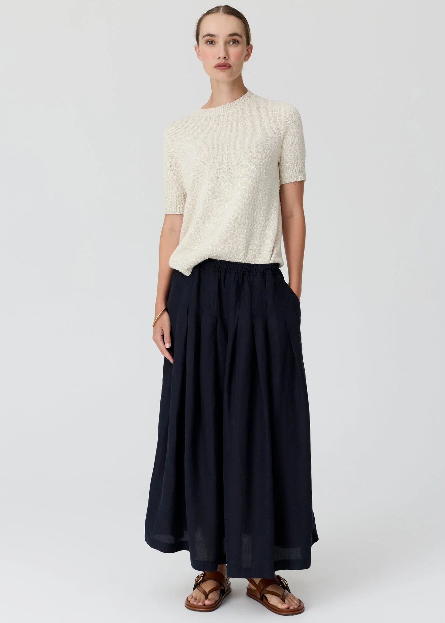 POL Cedar Lurex Knit Top