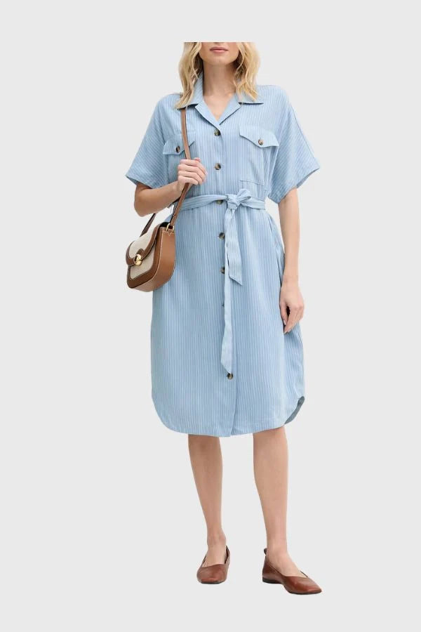 Mos Mosh Zenta Neo Dress Blue Stripe