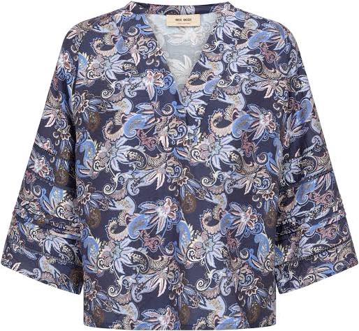 Mos Mosh Paisley Blouse Blue