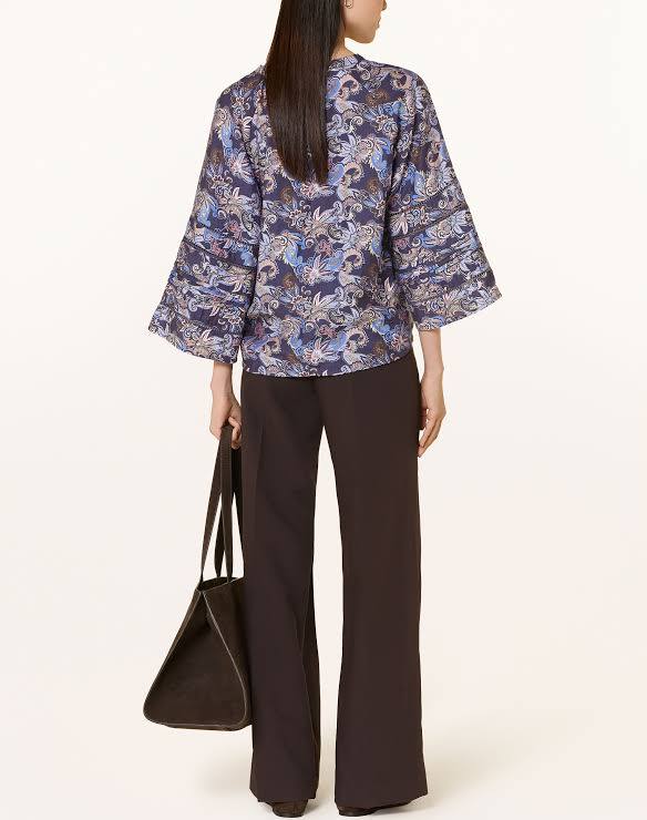 Mos Mosh Paisley Blouse Blue
