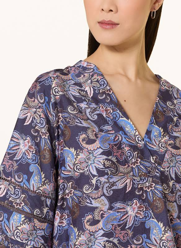 Mos Mosh Paisley Blouse Blue