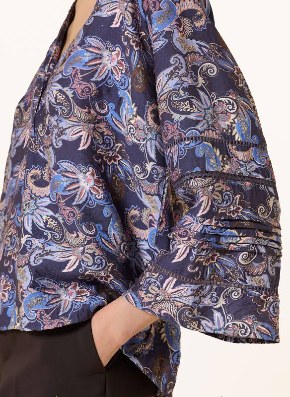 Mos Mosh Paisley Blouse Blue