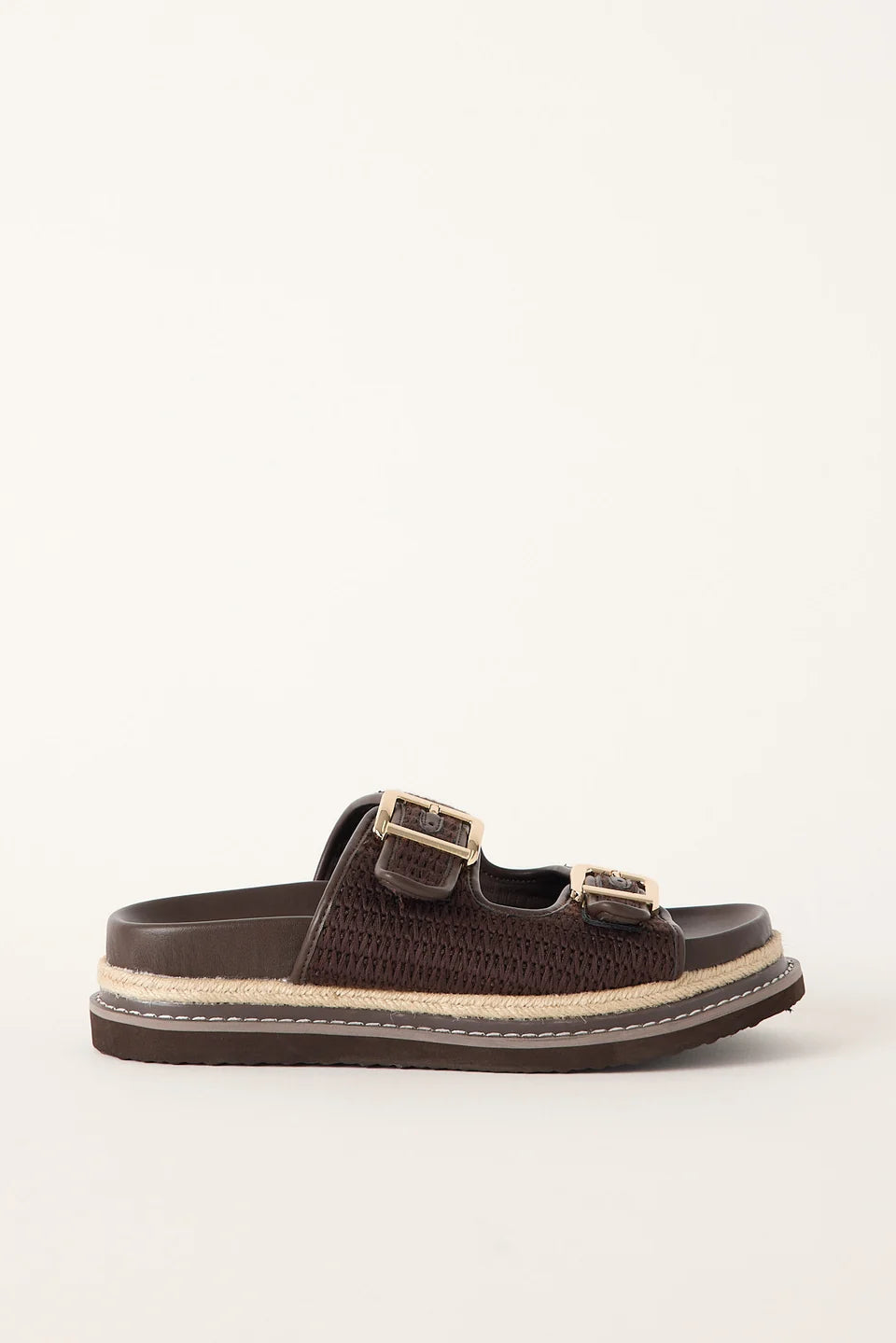 Billini Alder Slide Chocolate Crochet