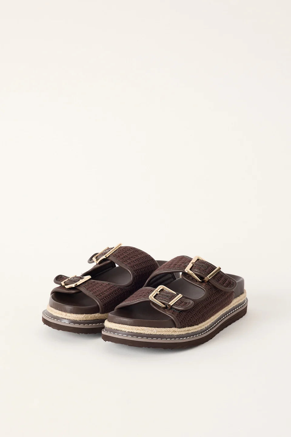 Billini Alder Slide Chocolate Crochet