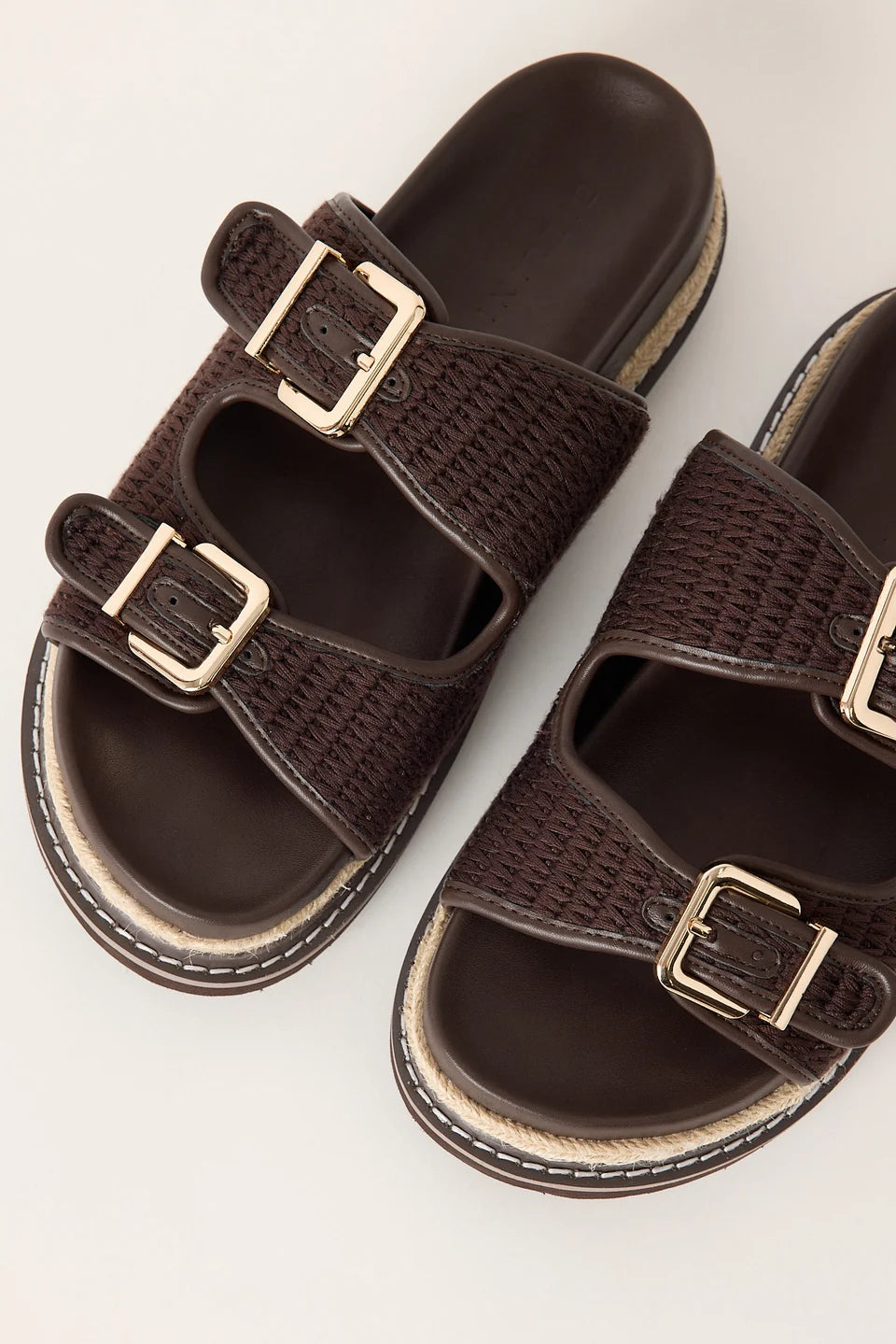 Billini Alder Slide Chocolate Crochet