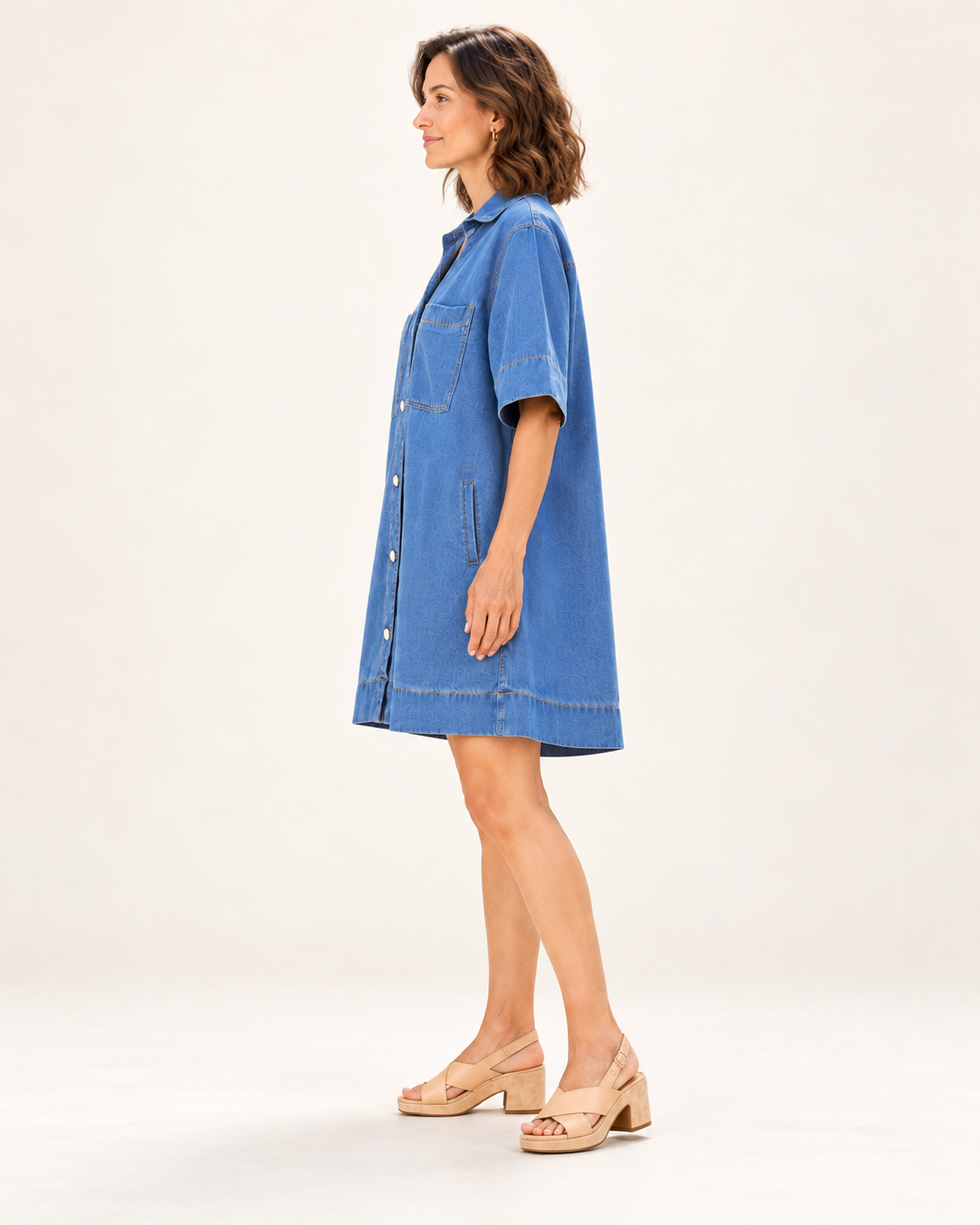 Saint Rose Poppy Dress – Denim