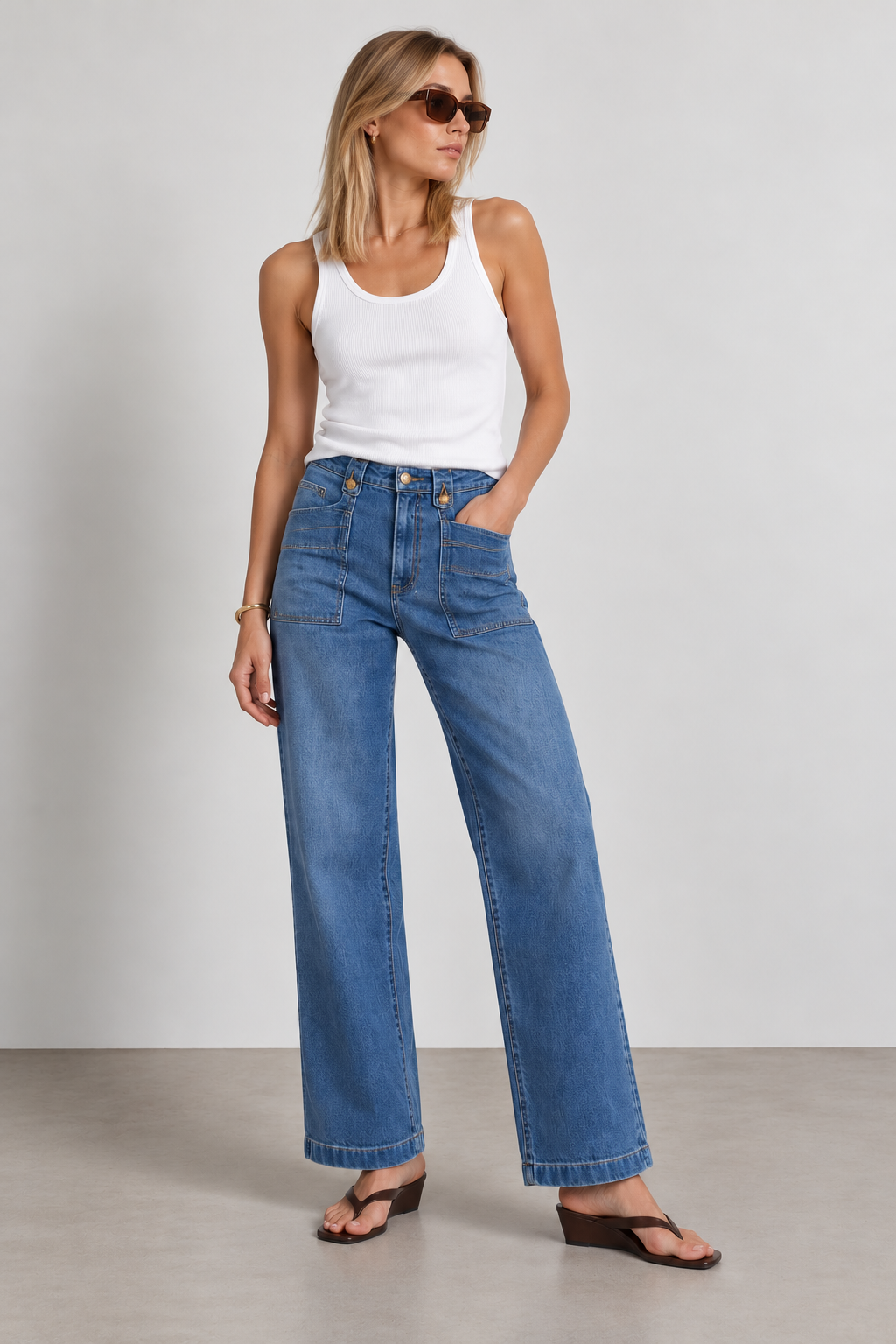 Dricoper - Carrie Rodeo Blue Jeans