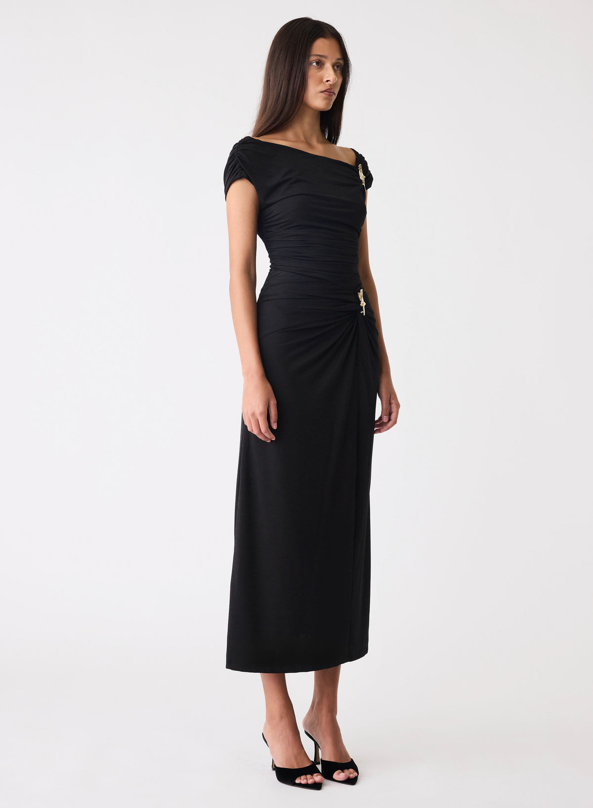 Esmaee Sculpted Top - Black - view 2